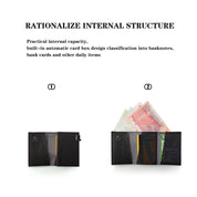 NIID Slide II Vegan Leather Mini Wallet Gray - NIID