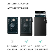 NIID Slide II Vegan Leather Mini Wallet Gray - NIID